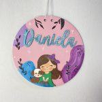 Caja Mi Momento Crafty Placa circular con nombre