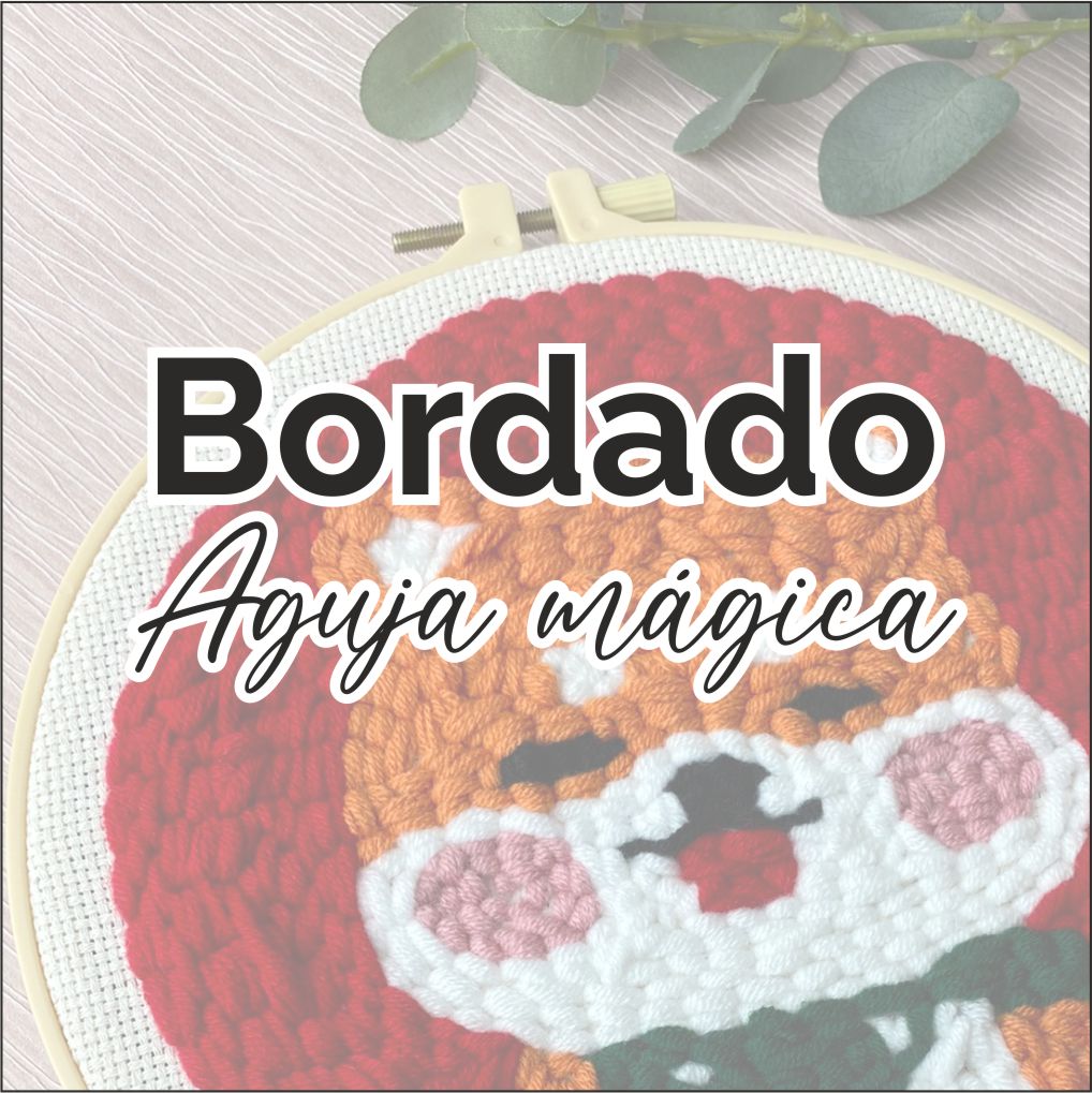 Taller bordado aguja mágica taller creativo santa coloma de gramanet Misscreatica