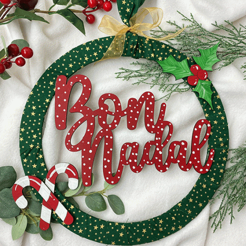 Caja Mi Momento Crafty Corona navideña